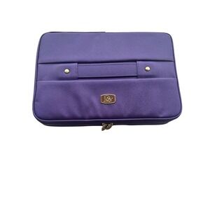 Joy Mangano Jewelry Case Purple  Organizer Travel Bag